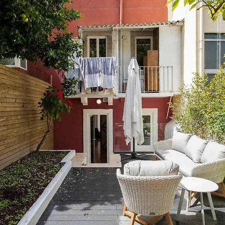 Charming Terrace - Liberdade Apartmán *